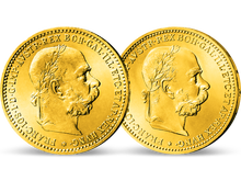 Das 2er-Set der ersten Goldkronen Österreichs