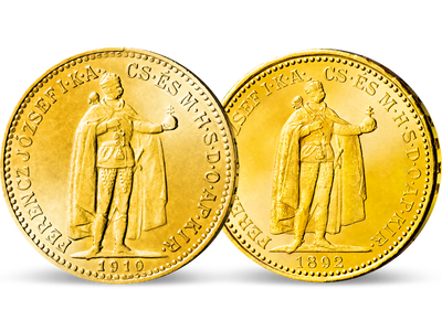Die einzigen ihrer Art − Ungarn 10 und 20 Kronen 1892-1916 Franz Joseph