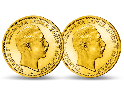 Das Gold des Hauptmanns von Köpenick − 2er-Set Preußen 10 & 20 Mark 1906
