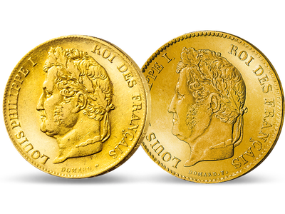 Frankreichs letzter König - 20 und 40 Francs 1831-1848 Louis Philippe I.