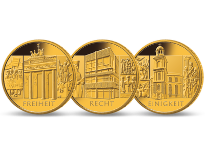 Komplett-Set der 100-Euro Goldmünzen 2020-2022 