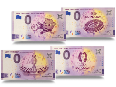 Unvergessliches Souvenir - 0-Euro-Banknoten zur Fußball-Europameisterschaft 2024