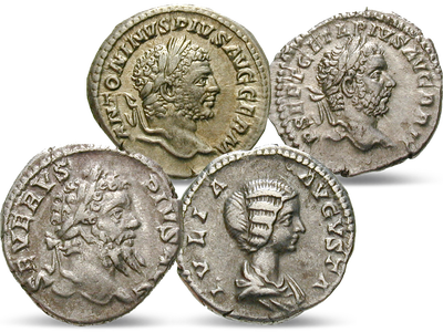 Eine Tragödie auf dem römischen Kaiserthron Set Severische Dynastie