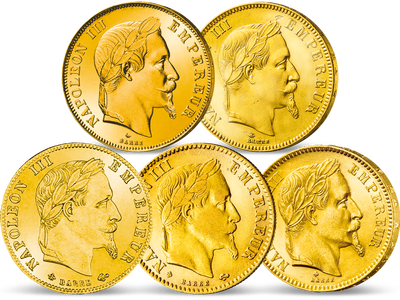 Die letzten Gold-Francs des letzten französischen Kaisers komplett!