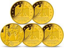 Die deutsche 100-Euro-Goldmünze 2024 
