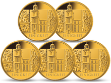 Der Komplettsatz der offiziellen deutschen 100-Euro-Goldmünze 2020 