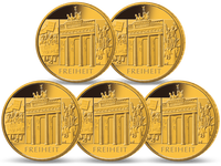 Die offizielle deutsche 100-Euro-Goldmünze 2022 