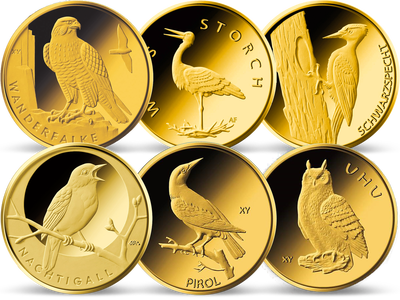 Komplett-Set der 20-Euro-Goldmünzen 