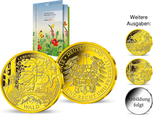 Ihre Startlieferung: die neue Gold-Ergänzungsprägung 2023 „Lebensraum Wald“ zur 5-Euro-Münzen-Themenserie „Wunderwelt Insekten“!