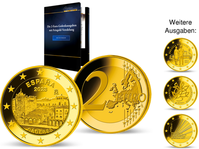 Goldene Münzen Exklusiv-Edition - Ihr Start 2023: Spanien 