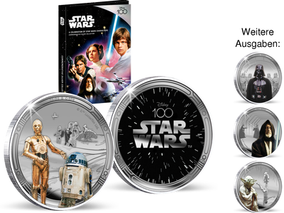 Starte mit „R2-D2 & C-3PO“ in die neue STAR WARS™-Silber-Edition!