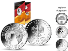 Die offiziellen deutschen Euro-Silber-Gedenkmünzen mit Ihrer Start-Lieferung 20 Euro 2024 