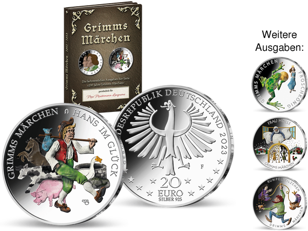 Die farbveredelten Ausgaben der Serie „Grimms Märchen“ mit Ihrer Startlieferung 