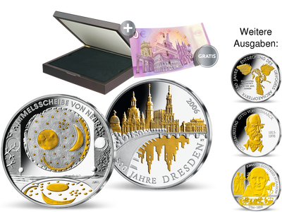Die deutschen 10-Euro-Münzen von 2002 bis 2015 in Silber mit Teilvergoldung!