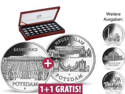 Die offiziellen Gedenkmünzen der DDR in einer Sammlung