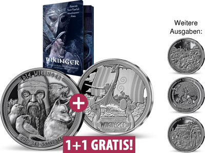 Silbersammlung Wikinger - Dein Start: "Odin" + Gratis Silberprägung!