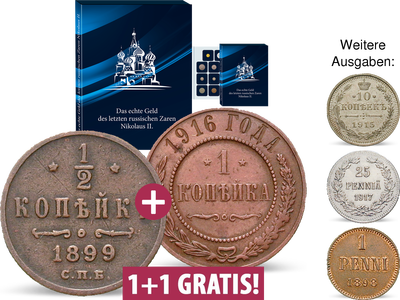 Das Geld des letzten russischen Zaren – Start der Münzen-Sammlung: 
