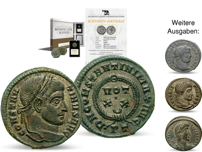 Bronze-Münzen: Das echte Geld der alten Römer – Start: Konstantin der Große