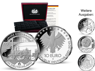 Deutschlands begehrtesten Klassiker der Euro-Gedenkmünzen in Stempelglanz 
