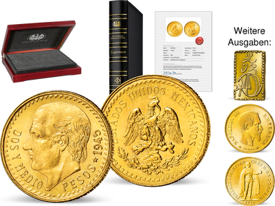 Historisches Goldmünzen-Depot – Start: Mexiko 2,5 Pesos 