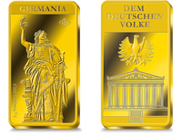 2 Gramm Premium-Goldbarren „Germania“