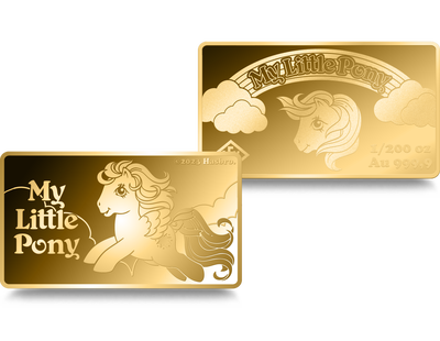 "My Little Pony" – offiziell verewigt in reinstem Gold (999,9/1000)!