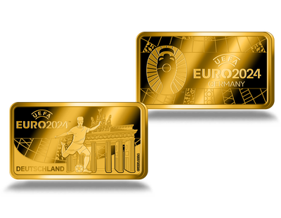 Der offizielle Goldbarren zur UEFA EURO 2024™