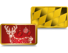 Originelle Geschenkidee zu Weihnachten: Der Feingoldbarren mit individualisierbarem Geschenkfolder