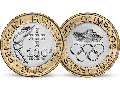 Sydney 2000: 200 Escudos-Gedenkmünze zu den 27. Olympischen Sommerspielen 