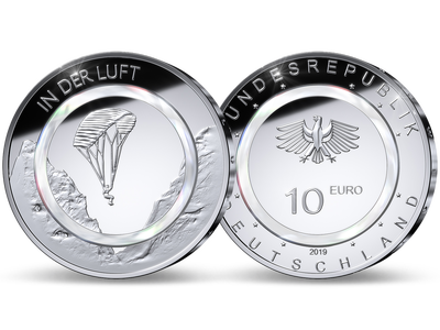 Komplett-Satz 10-Euro-Münze 2019  – Polierte Platte