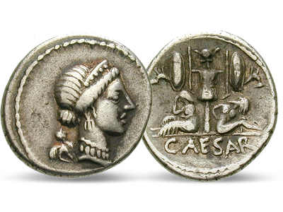 Sieg über Gallien – Denar Julius Caesar 46-45 v. Chr.