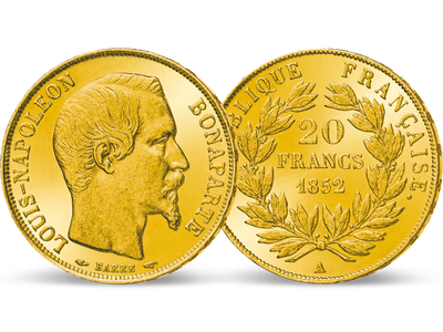 Präsident Napoleon Bonaparte – Frankreich 20 Francs 1852