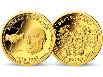 Die größten Deutschen – Gold-Gedenkprägung 