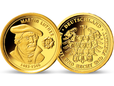 Die größten Deutschen – Gold-Gedenkprägung 