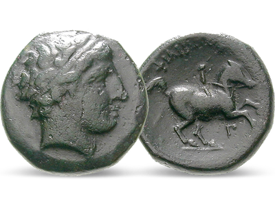 Der Vater von Alexander dem Großen − Makedonien, Philipp II., Bronze