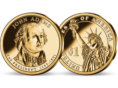 2. US-Präsidenten Dollar 'John Adams'