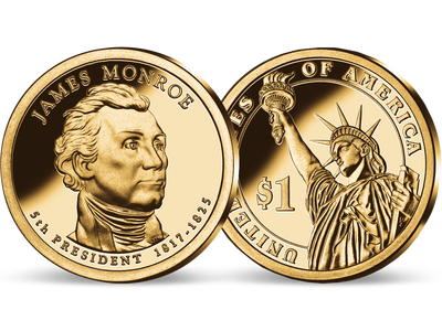 5. US-Präsidenten Dollar 'James Monroe'