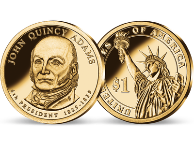 6. US-Präsidenten Dollar 'John Quincy Adams'