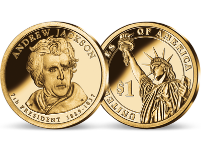 7. US-Präsidenten Dollar 'Andrew Jackson'