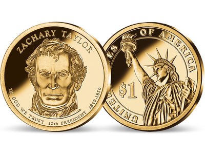 12. US-Präsidenten Dollar 'Zachary Taylor'