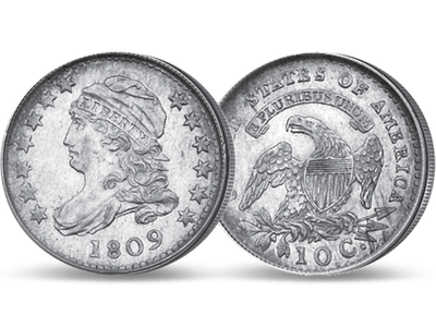USA Dime -Liberty Cap- 1828-1837 10 Cent