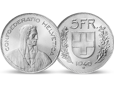 Die härteste Währung der Welt in Silber – Schweiz 5 Franken 1931-1969