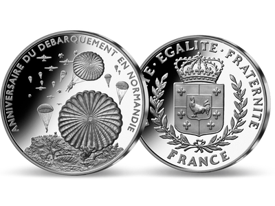 Une collection en argent pur en hommage au débarquement en Normandie