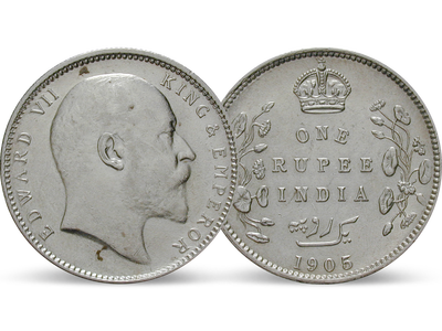 Indien 1 Rupie 1903-1910 Edward VII.