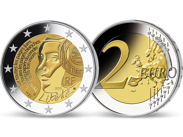 Die 2-Euro-Münze aus Frankreich 