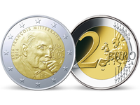 Frankreich Francois Mitterrand 2016 2 Euro Cu/Ni St
