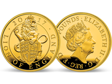 Die exklusiven Münzen 'The Queen's Beasts' aus Großbritannien