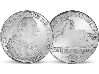 Harzer Silber für Braunschweigs Uni − Karl I. 2/3 Taler 1764-1779