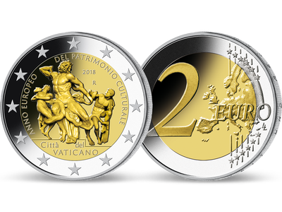 Vatikan 2018 2-Euro Gedenkmünze 