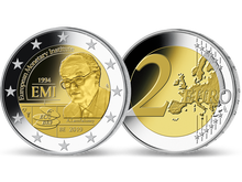  Die 2-Euro- Gedenkmünze '25 Jahre Europäisches Währungsinstitut' 2019 aus Belgien